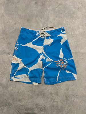 American Eagle Outfitters Men’s Y2K Board Shorts Blue Floral