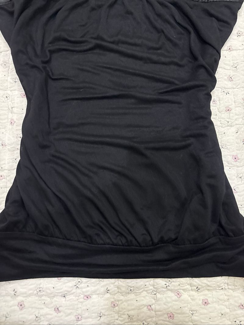 halter neck black top y2k, foto 4