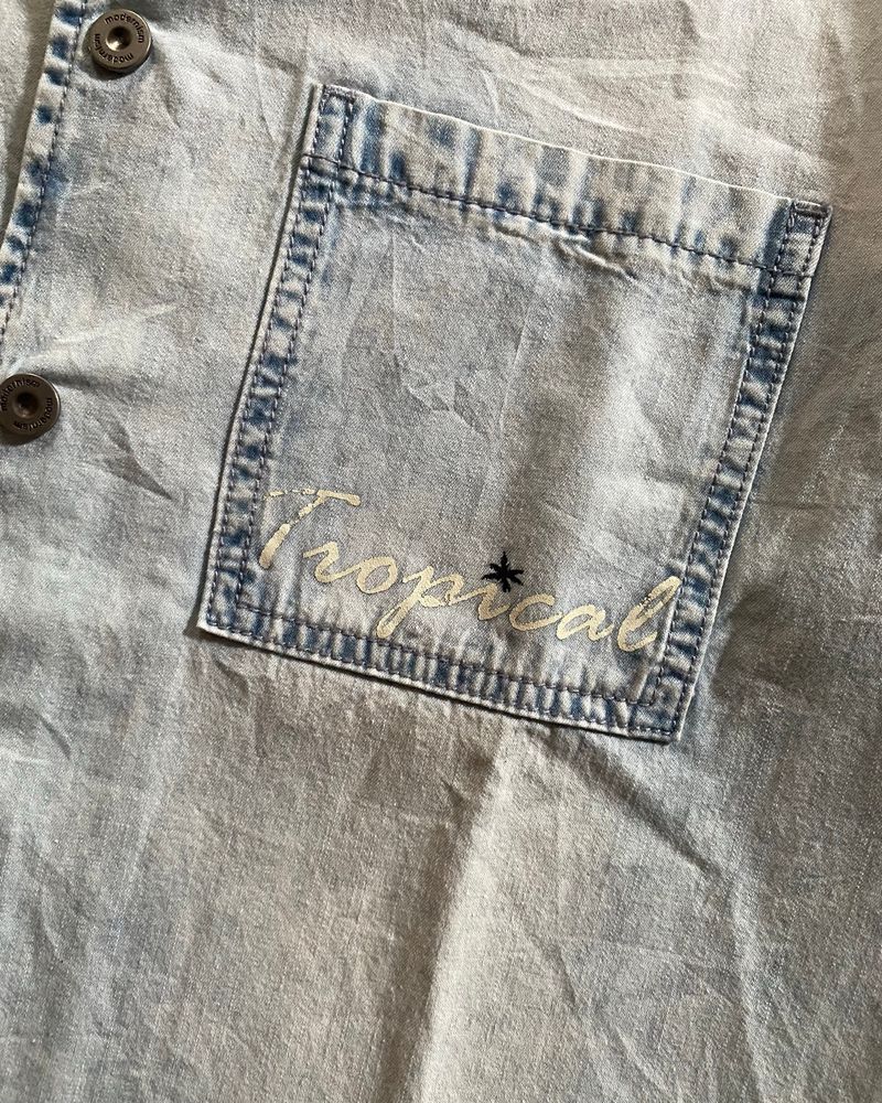 Open Collar Denim Shirt Nix, foto 6