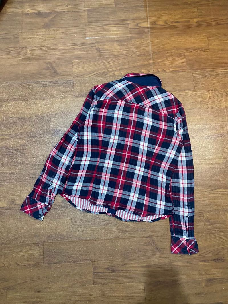 Kemeja Flanel Guess 2 mantab, foto 3