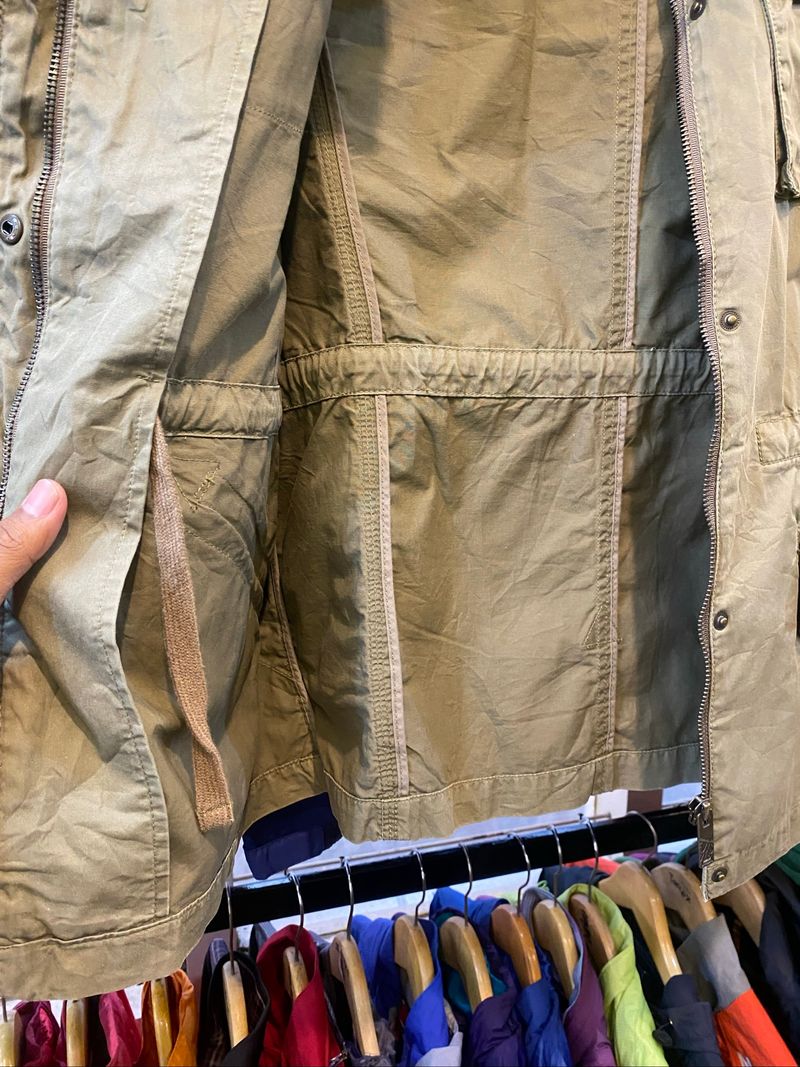 Evisu Canvas M65 Military Field Parka Jacket, foto 6