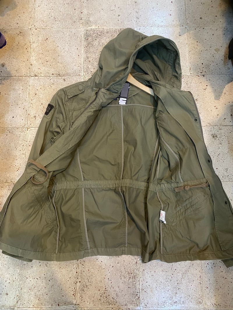 Evisu Canvas M65 Military Field Parka Jacket, foto 10