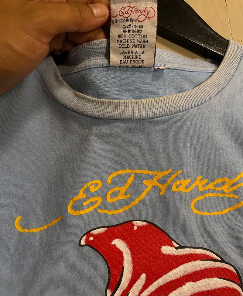 VINTAGE ED HARDY T SHIRT, foto 4