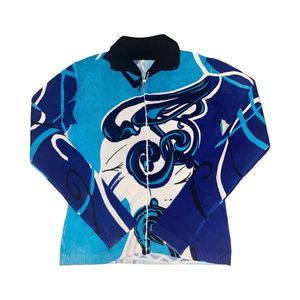 Custo Barcelona Y2K Futurist Sweatshirt Wanita navy blue
