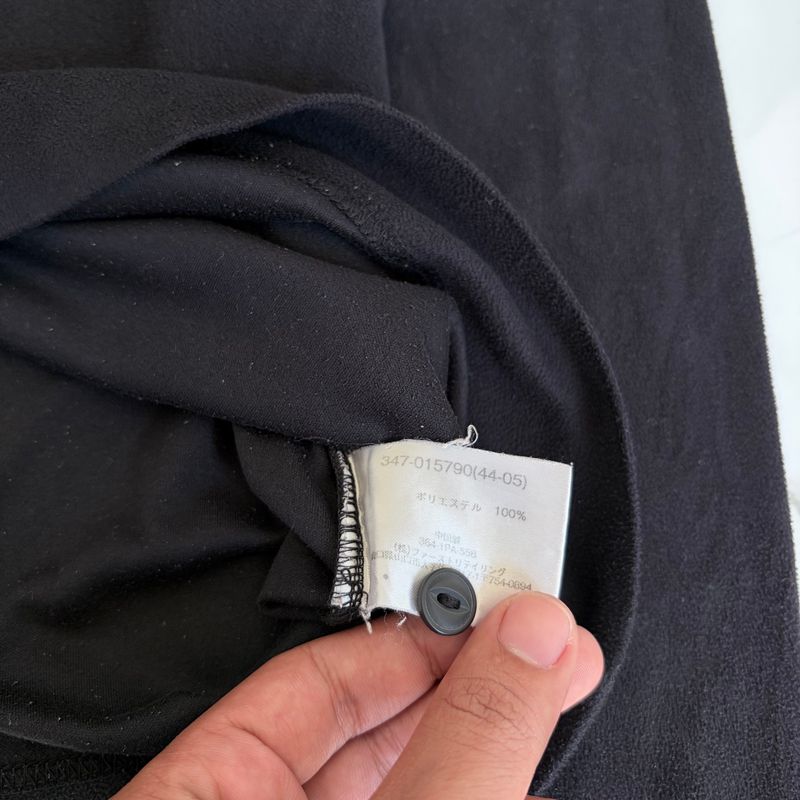 Longsleeve henley uniqlo black, foto 3