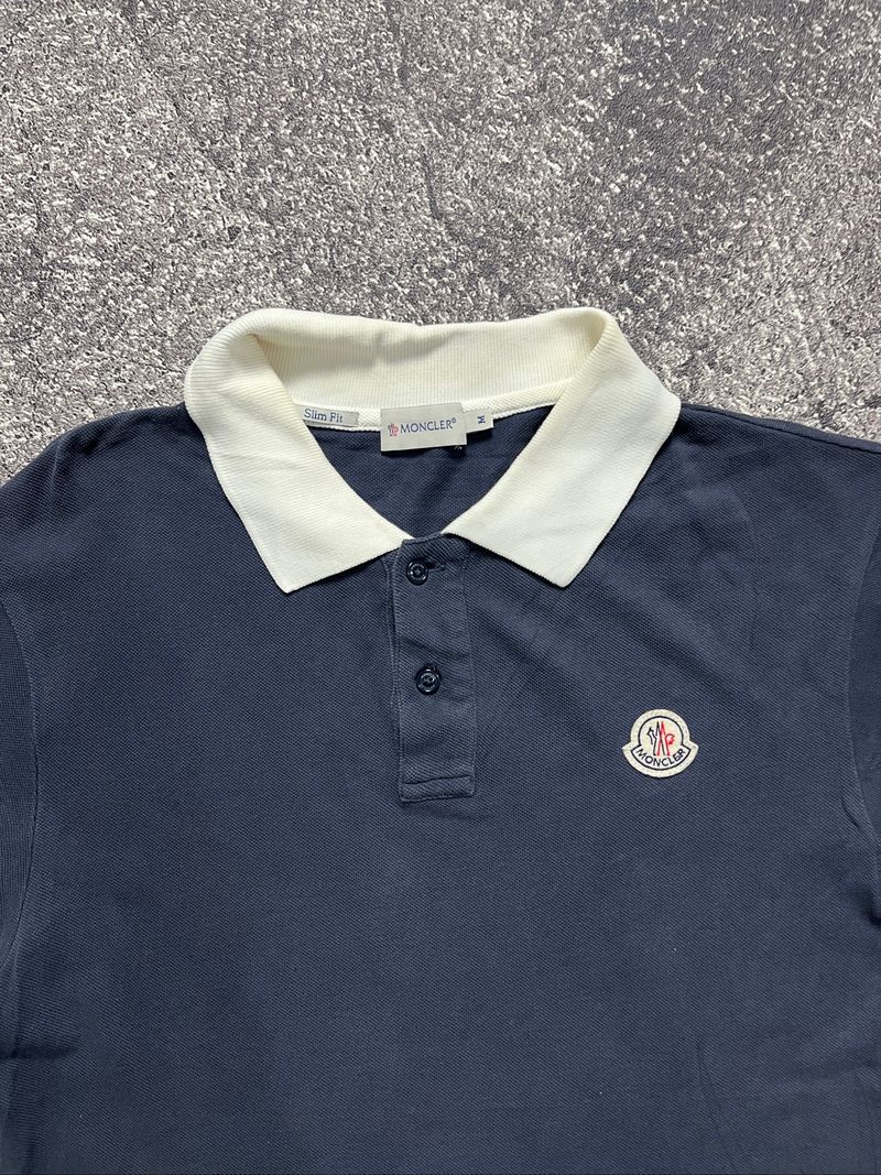 Moncler polo logo tshirt slim fit, foto 2