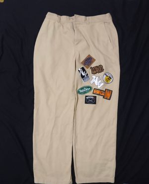 Wkndrs beige wide leg pants