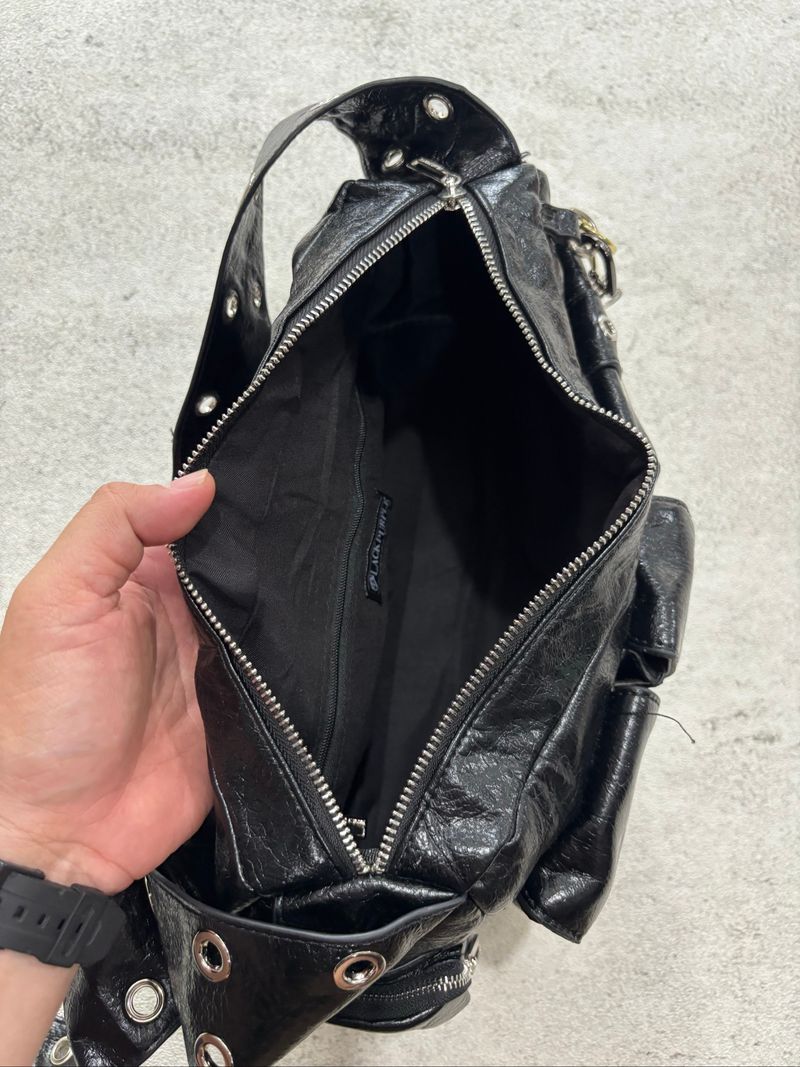 SHOULDERBAG MUSINSA BLACK PURPLE, foto 7