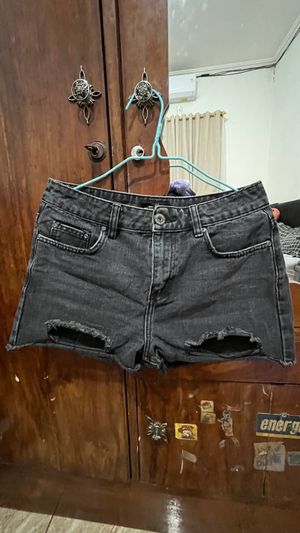 denim short pants