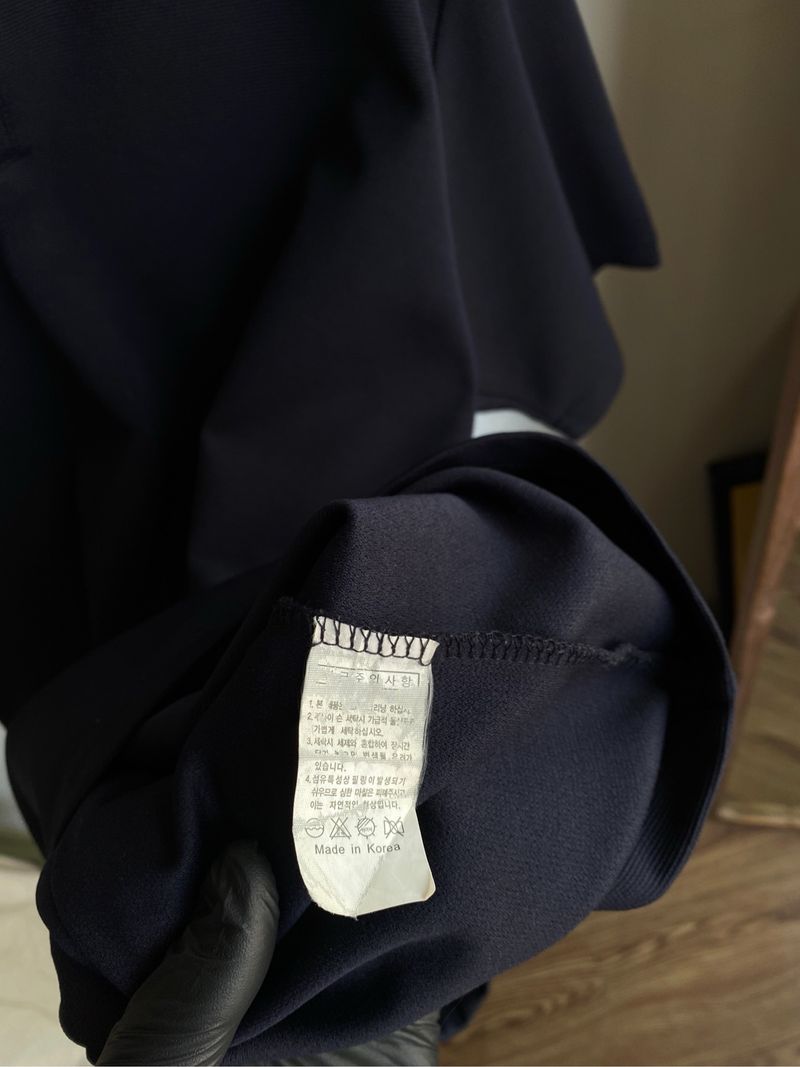 Lewis club split neck tee dark navy kaos, foto 4