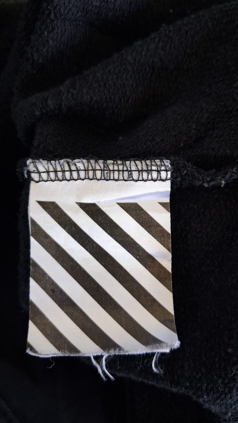 OFF white hoodie black, foto 5