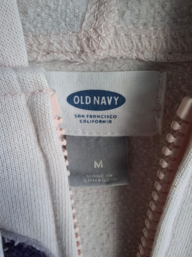 Old Navy Soft Pink hoodie size M, foto 3