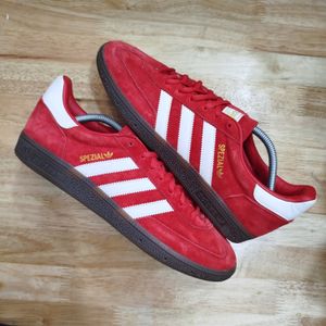 Adidas Casual Sneakers Pria white red