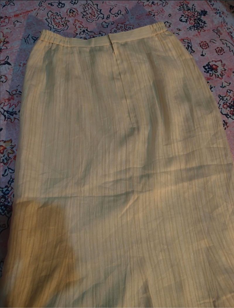 yellow midi skirt, foto 4