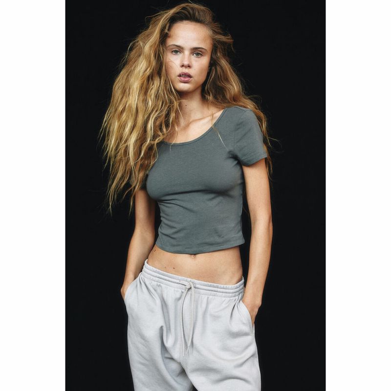 h&m crop top, foto 3