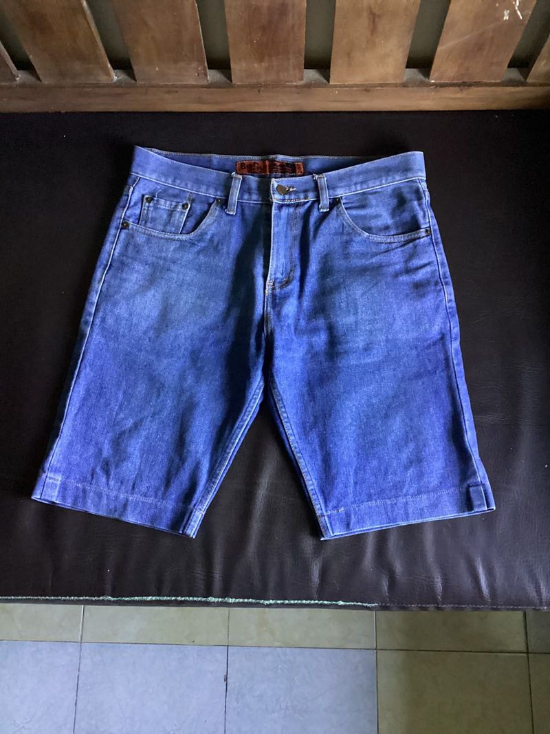 Lea Short Jeans Blue denim Jort, foto 5