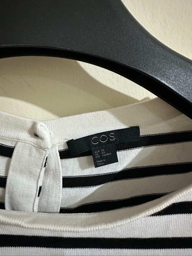 COS Striped Two Toned Knit Top, foto 6