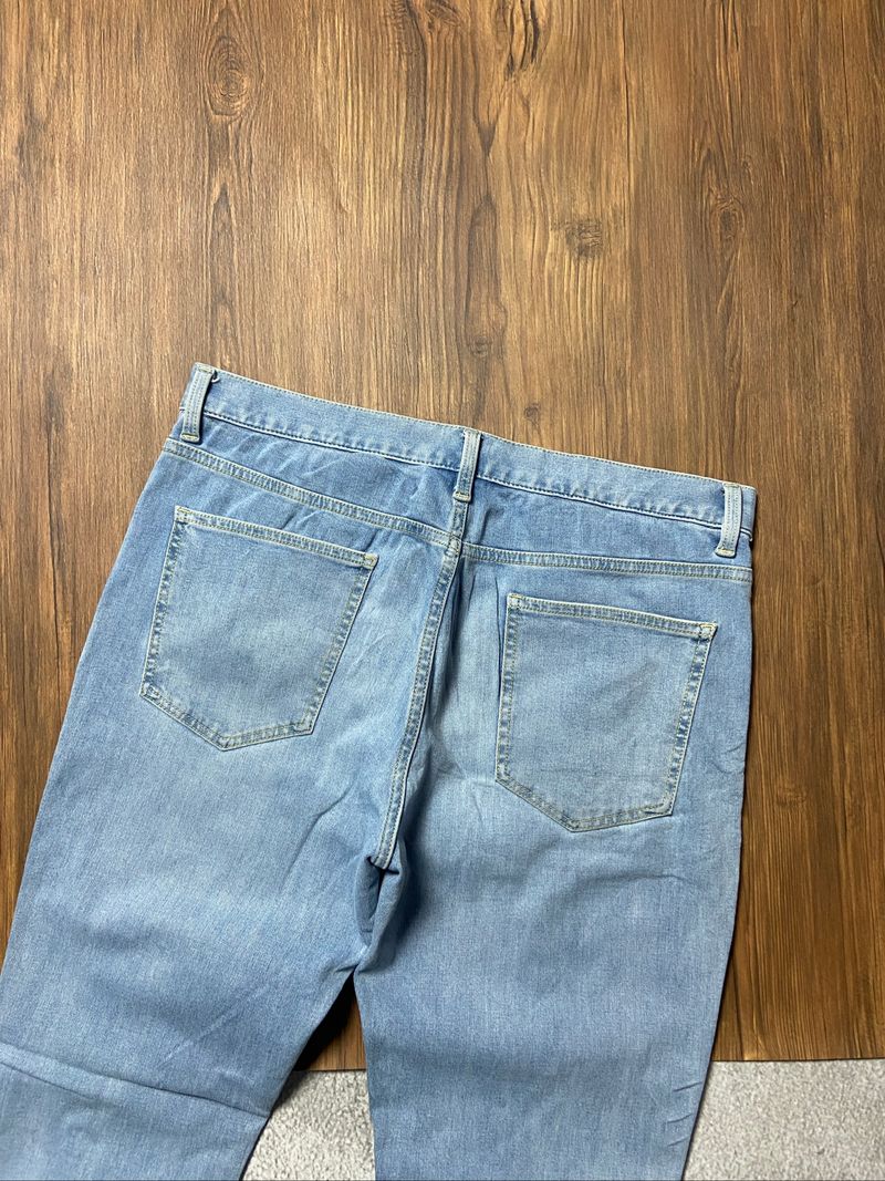 GU UNIQLO LIGHT BLUE JEANS, foto 4