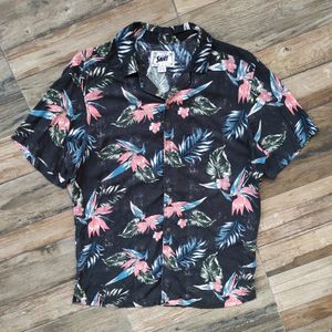 Kemeja open collar pull & bear