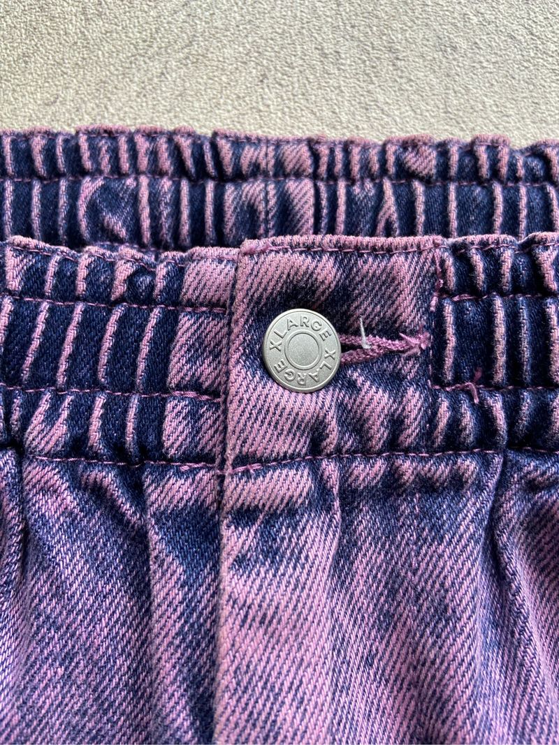 Xlarge purple wash denim pants, foto 7
