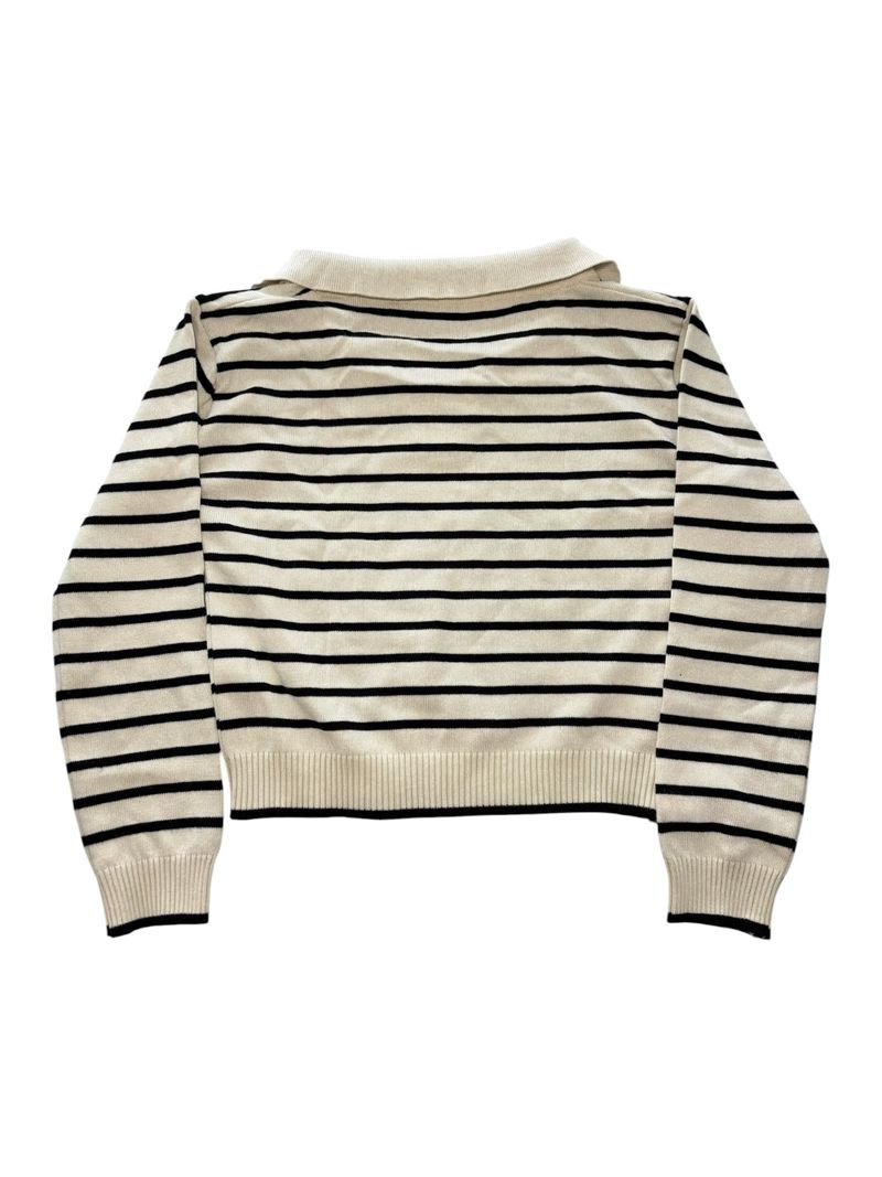 Striped Knit Polo Sweater, foto 2