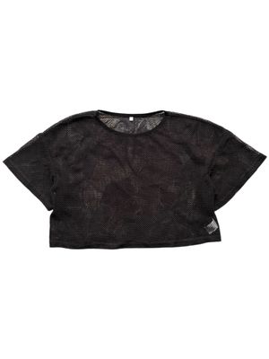 GU Fishnet Mesh Crop Top