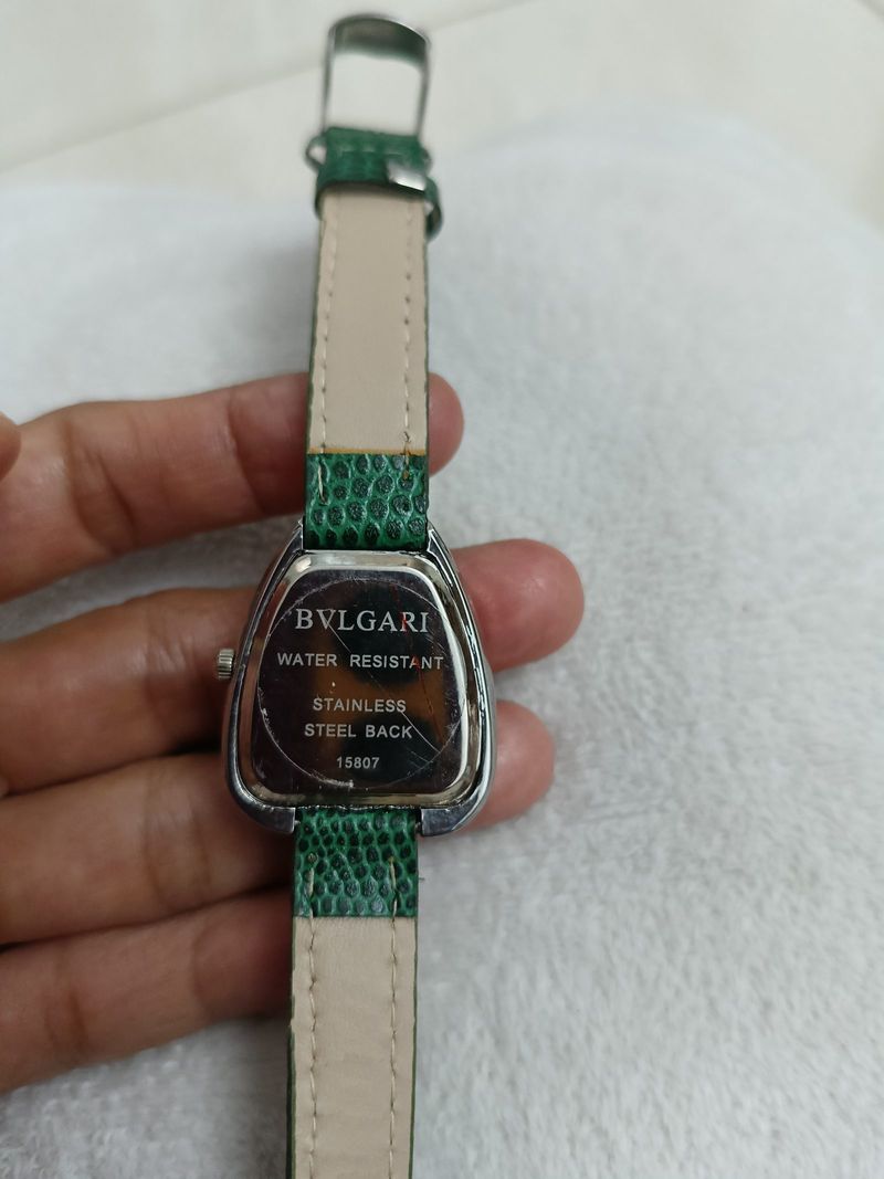 Vintage snake leather BVLGAR1 watch, foto 2