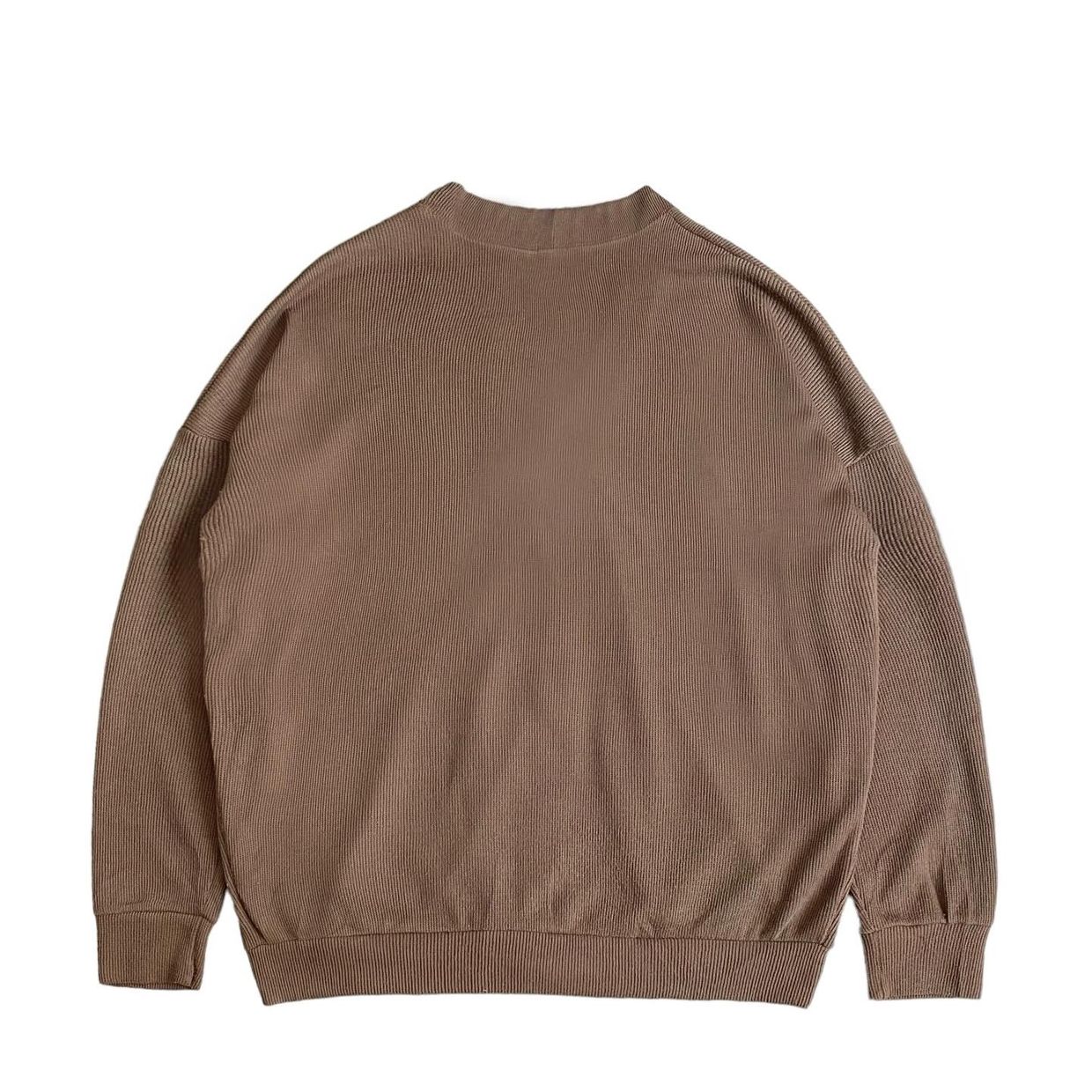 Y2K Casual Cardigan Pria brown, foto 2