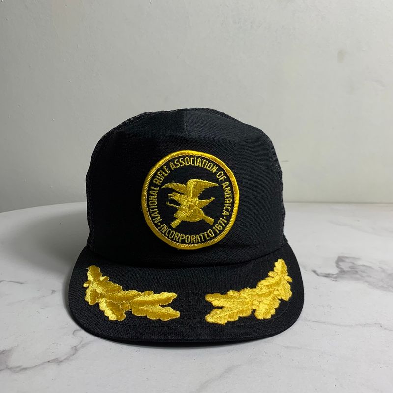 Vintage NRA scrambled Eggs Patch Mesh Trucker Hat, foto 2