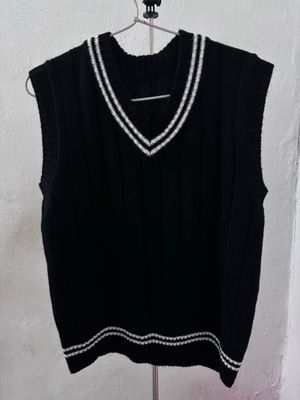 Rompi knit hitam
