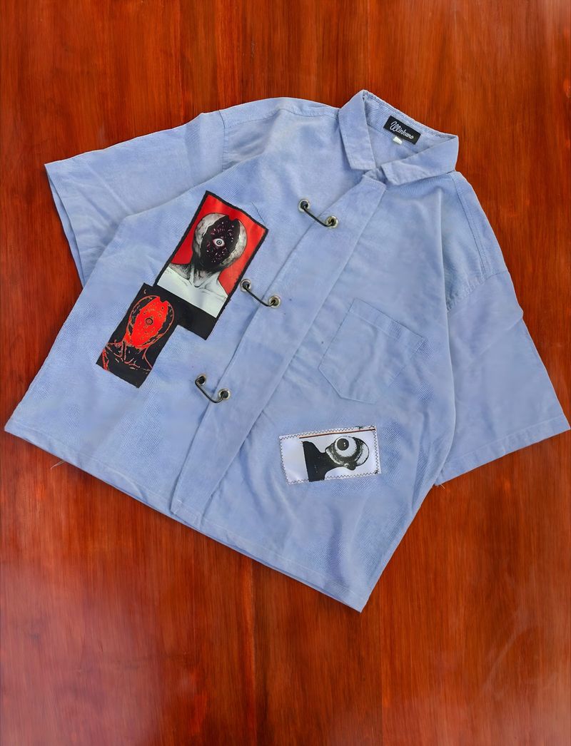 Kemeja rework kalcer handmade, foto 4