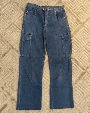Denim Cargo Pants