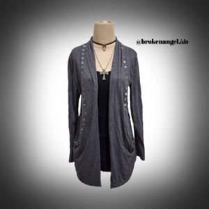 n, STUDED CARDIGAN