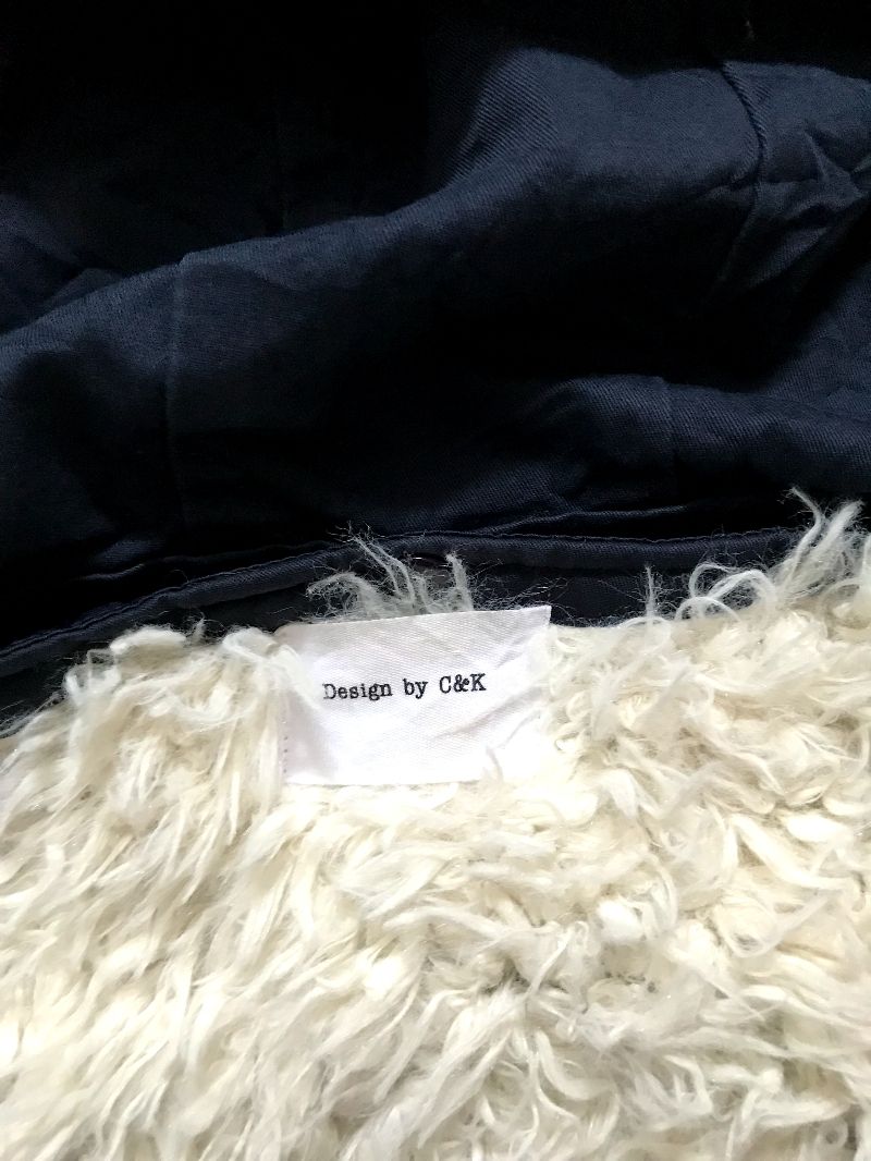 Charles and Keith Y2K Puffer jacket Pria navy, foto 4