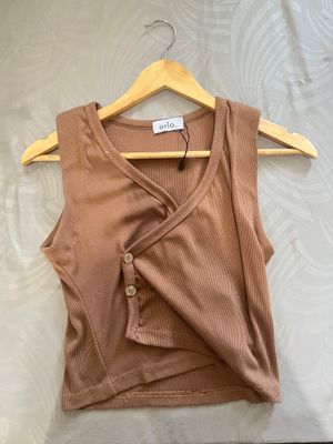 Orlo Wrap Vest Top