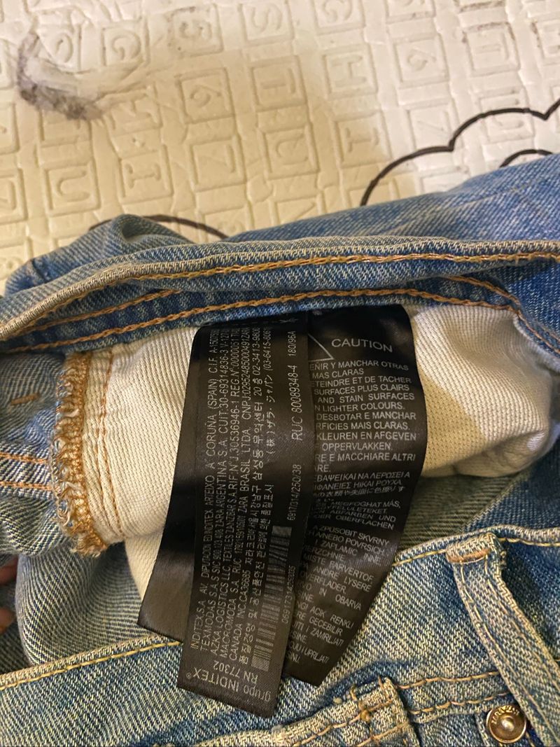 zara short ripped pants, foto 4