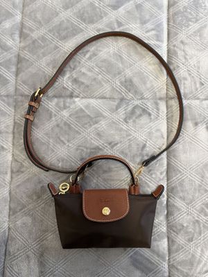 Longchamp Ebony Mini Pouch