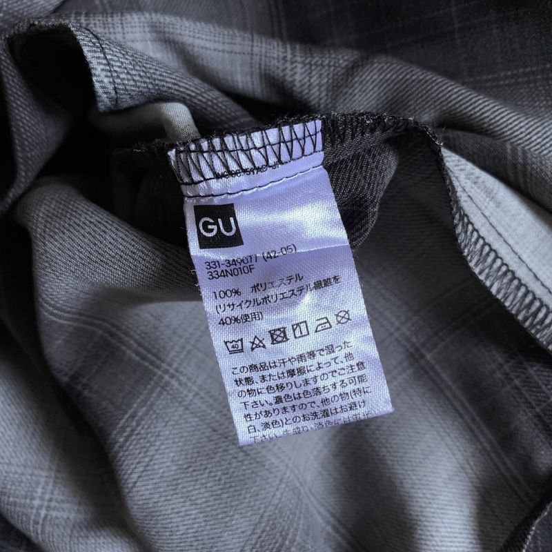 GU Shadow Plaid Shirt, foto 3