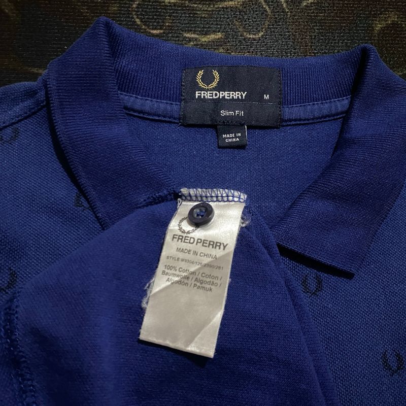 Polo Shirt Fred perry full logos, foto 3