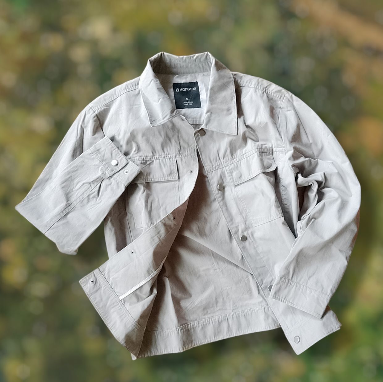 Minimalist Casual Track jacket Pria white, foto 3