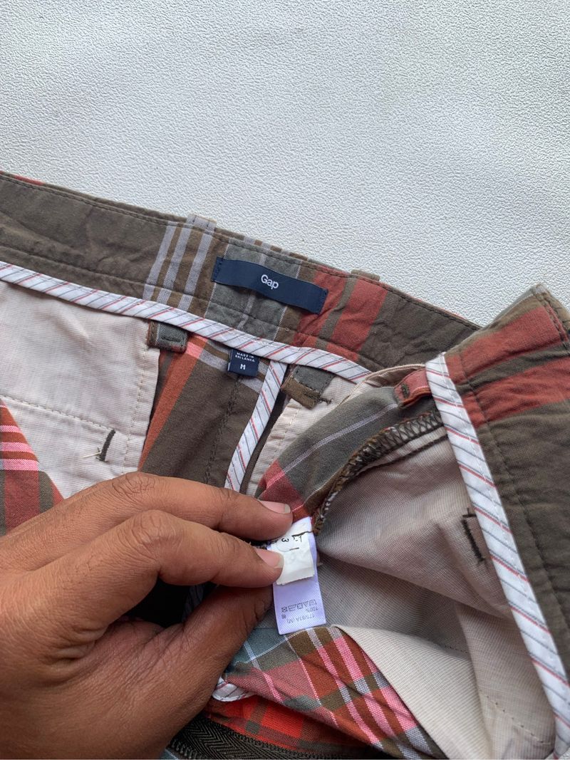 Short Pants Motif Plaid Gap, foto 3