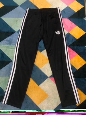 trackpants Adidas fire bird black and white