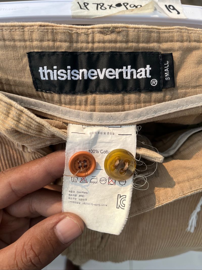 Thisisneverthat corduroy casual pants, foto 10