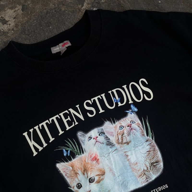 Crewneck kitten cat spao, foto 3