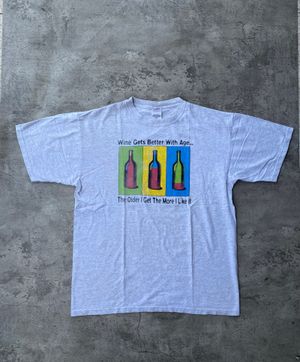 Vintage wine gets better with age art tee