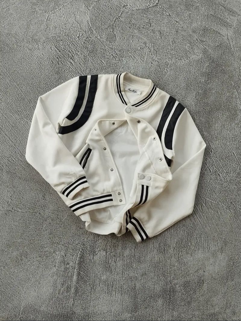 Blouson Varsity White, foto 6