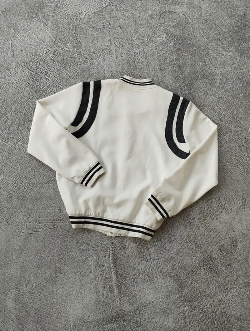 Blouson Varsity White, foto 7