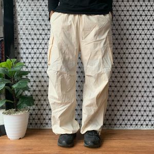 Streetwear Gorpcore Sweatpants & Joggers Pria cream