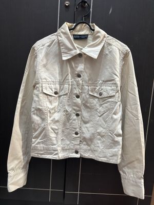 Jaket Trucker Denim / Vintage broken white