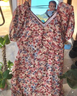 dress midi wanita